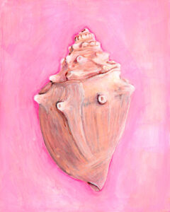 pink shell small